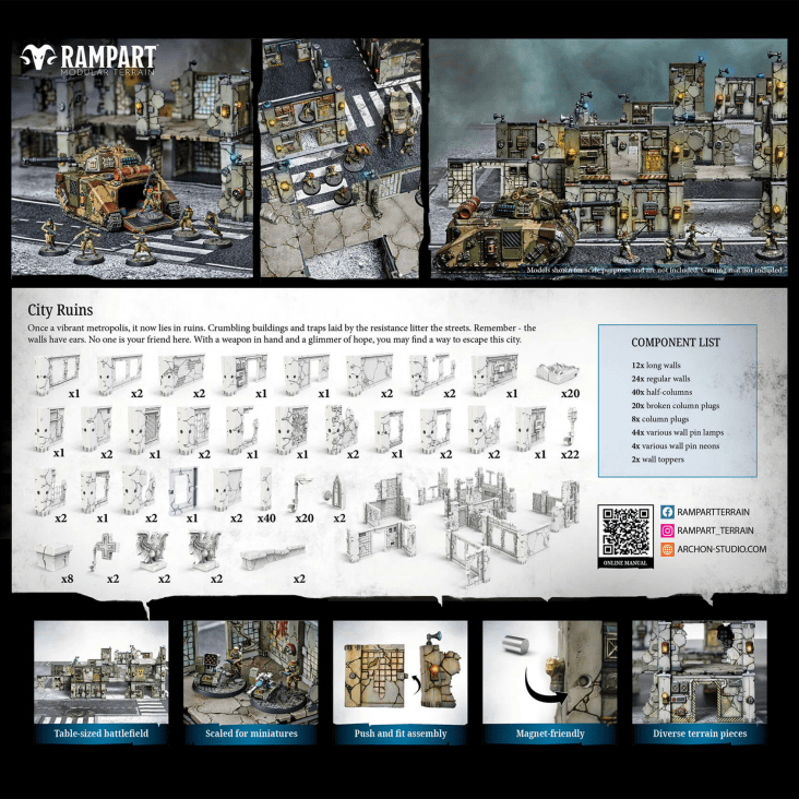 Rampart Modular Terrain City Ruins