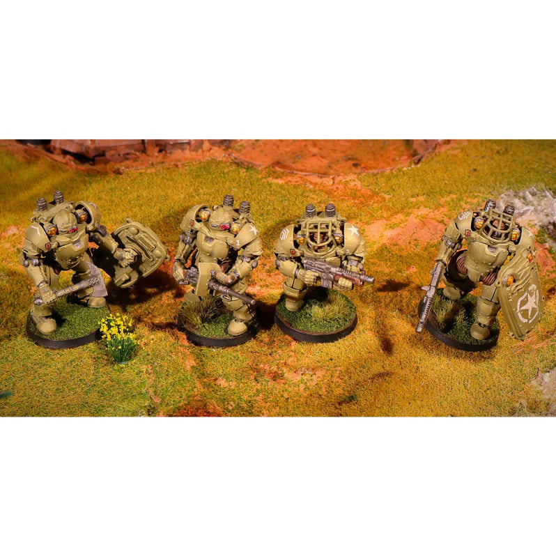 Marcher: U.S. X19A2 Badger Hardsuit Sprue - 28mm Dieselpunk Miniatures