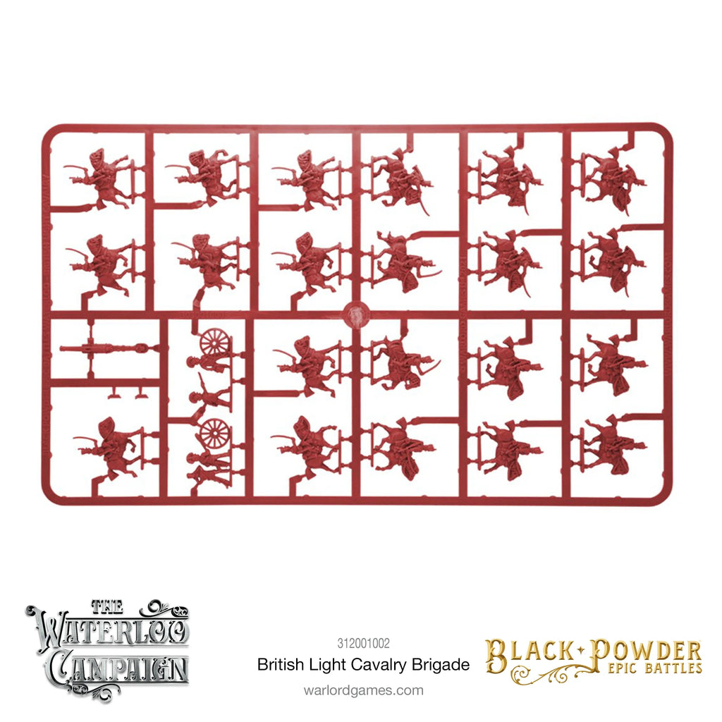 Black Powder Epic Battles: Waterloo - British Light Cavalry Sprue