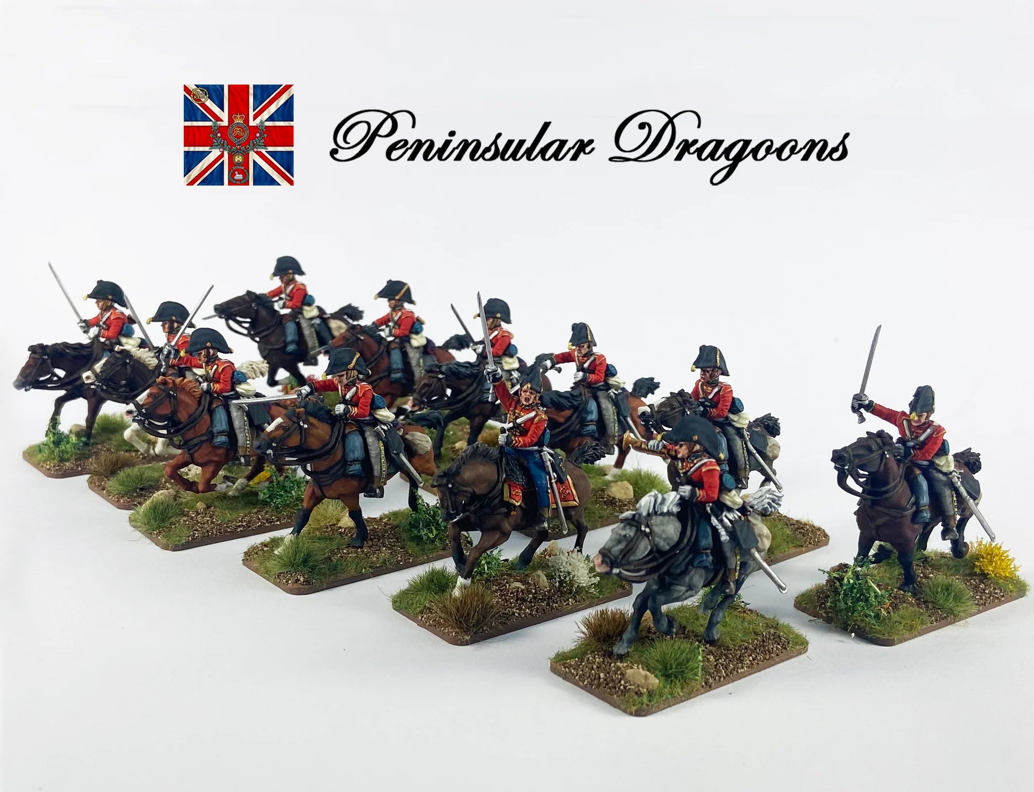 VICTRIX British Peninsular War Heavy Dragoons (x12 Cavalry) - 28mm Napoleonics