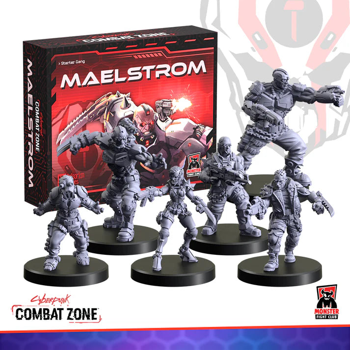Cyberpunk RED: Combat Zone - Maelstrom Starter Gang 28mm Minis