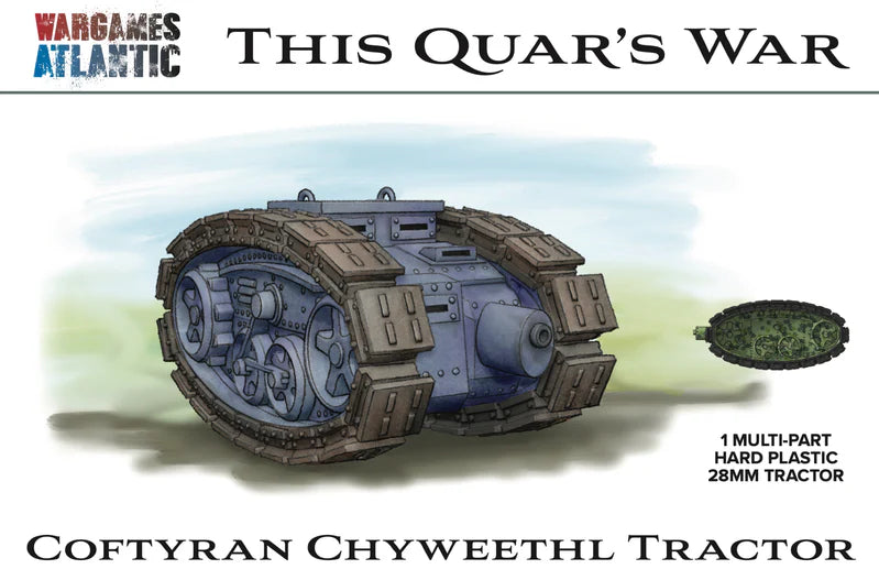 Wargames Atlantic Coftyran Chyweethl Tractor – 28mm Quar Vehicle