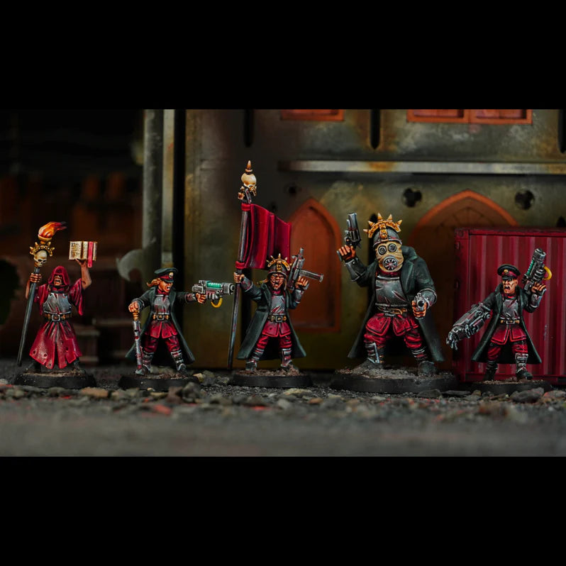 Wargames Atlantic: The Damned Command Sprue | x5 28mm Grimdark Soldiers