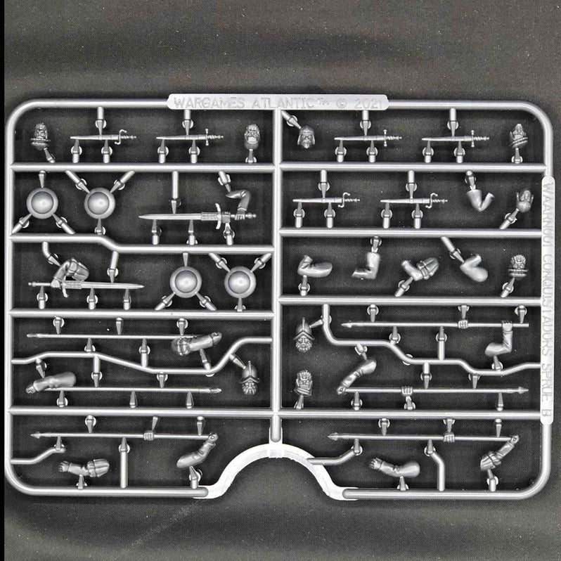 Wargames Atlantic Conquistador Sprue - x6 28mm Infantry