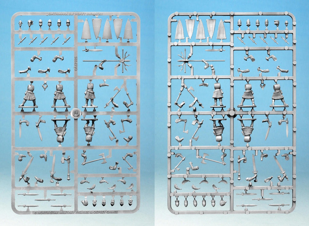 Oathmark Elf Heavy Infantry Sprue – 28mm Hard Plastic (North Star)