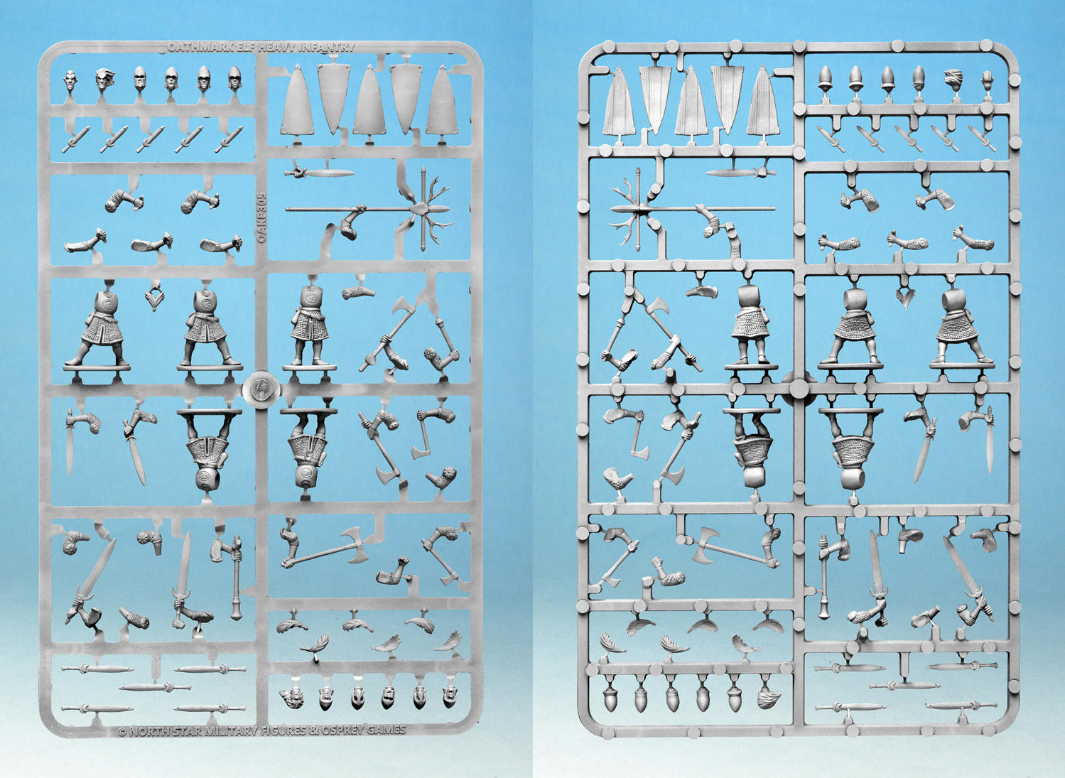 Oathmark Elf Heavy Infantry Sprue – 28mm Hard Plastic (North Star)