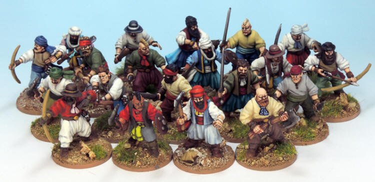 Frostgrave Ghost Archipelago Crewmen Sprue – x5 28mm Fantasy Miniatures (North Star)