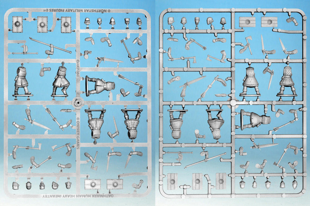 Oathmark Human Heavy Infantry Sprue – 28mm Hard Plastic (North Star)