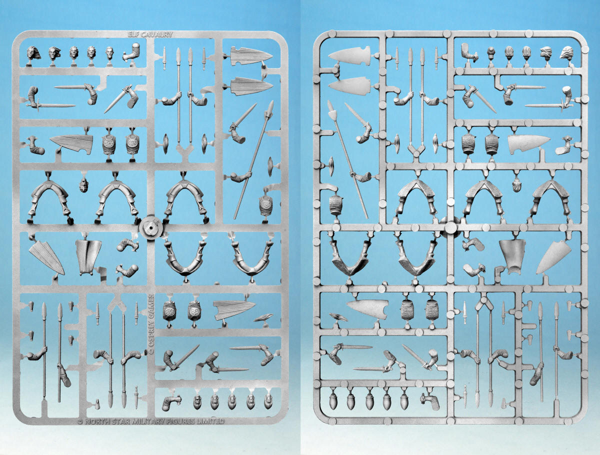 Oathmark: Elf Cavalry SPRUE 28mm Fantasy Miniatures (North Star)