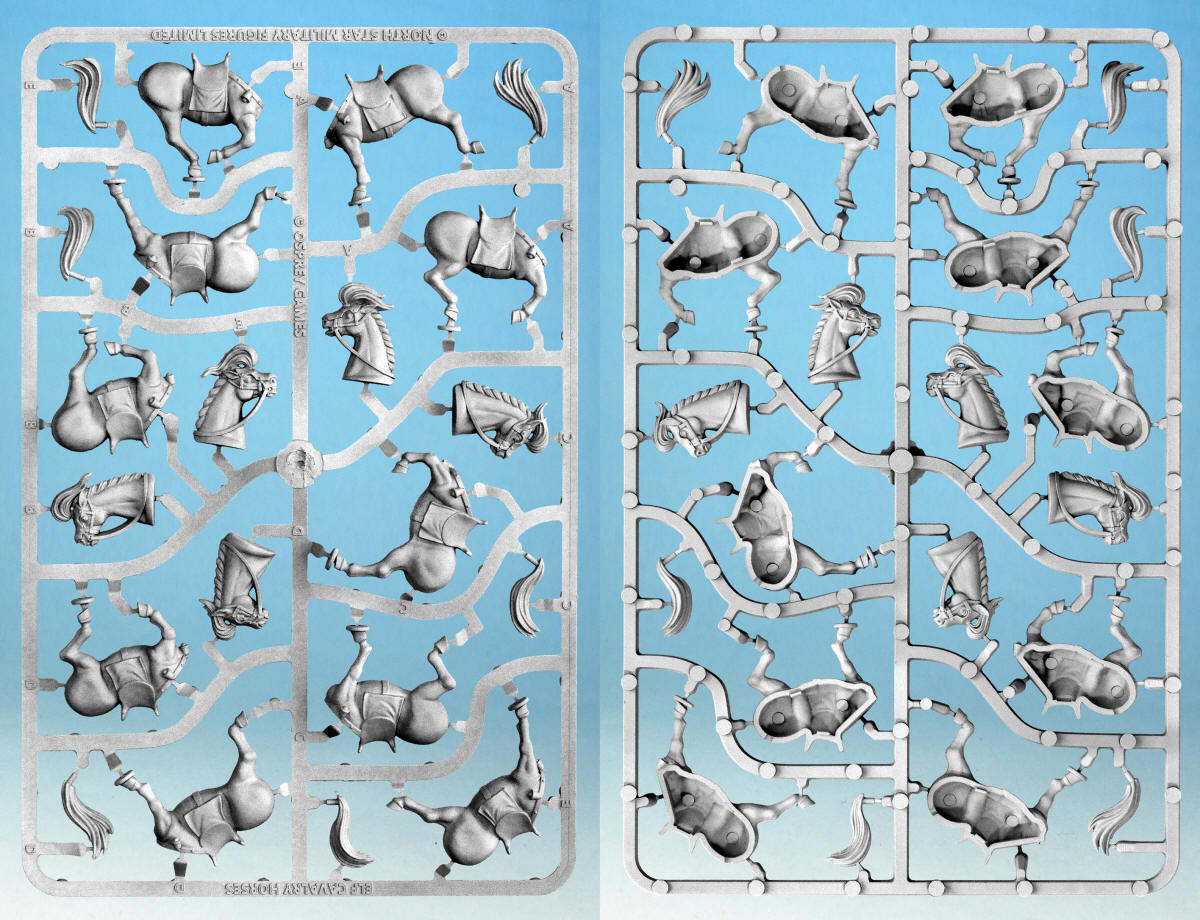 Oathmark: Elf Cavalry SPRUE 28mm Fantasy Miniatures (North Star)