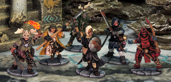 Frostgrave Cultists II: Female Sprue – x5 28mm Fantasy Miniatures (North Star)