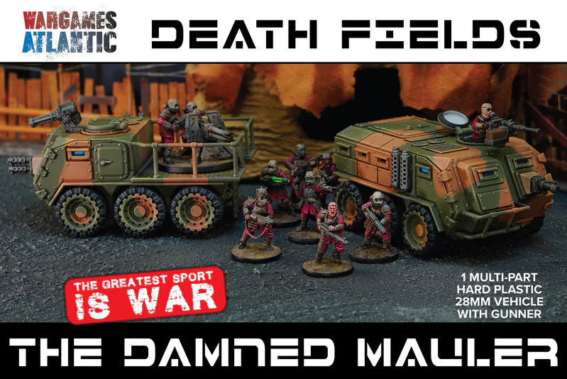Wargames Atlantic The Damned Mauler Tank – 28mm Sci-Fi Vehicle