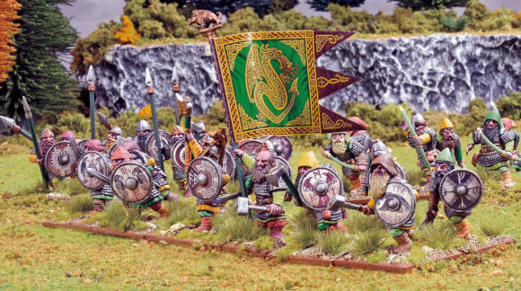 Oathmark Dwarf Infantry Sprue – x5 28mm Fantasy Minis (North Star)