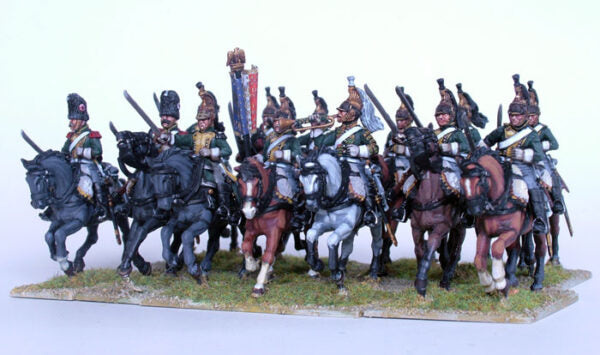 French Napoleonic Dragoons (1812-1815) | x21 28mm Miniatures (Perry)