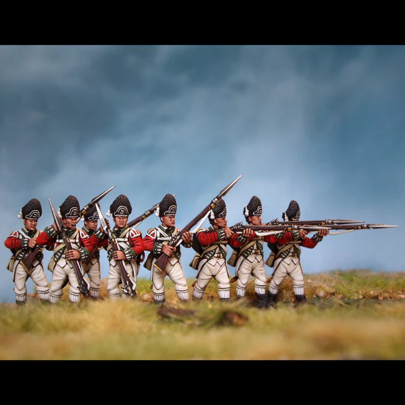 Wargames Atlantic British Foot Grenadiers Sprue | x5 28mm AWI Miniatures
