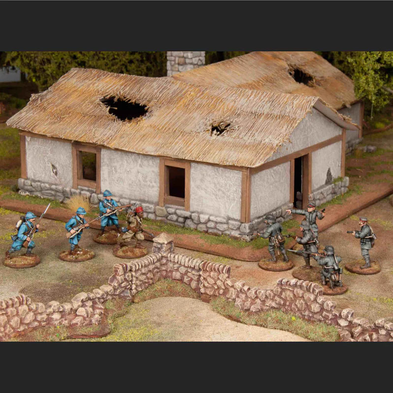 Wargames Atlantic Great War French Infantry SPRUE - x7 28mm WW1/WW2 Miniatures