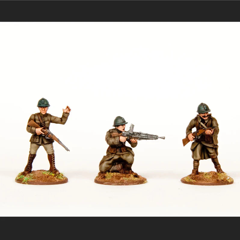 Wargames Atlantic Great War French Infantry SPRUE - x7 28mm WW1/WW2 Miniatures