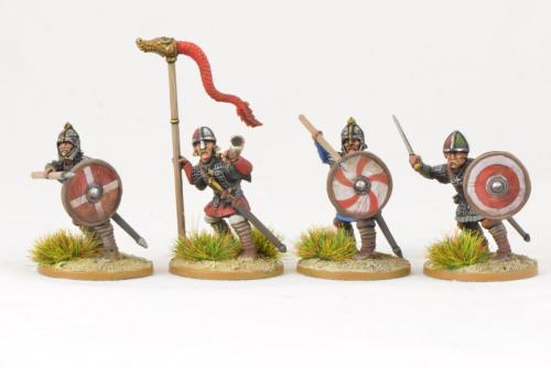 Gripping Beast Saxon Thegns (x44 28mm Dark Age Infantry)