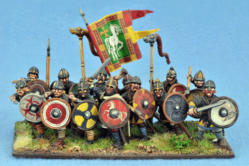 Gripping Beast Saxon Thegns (x44 28mm Dark Age Infantry)