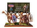 Victrix Gallic Naked Fanatics Sprue | x4 28mm Ancients Miniatures