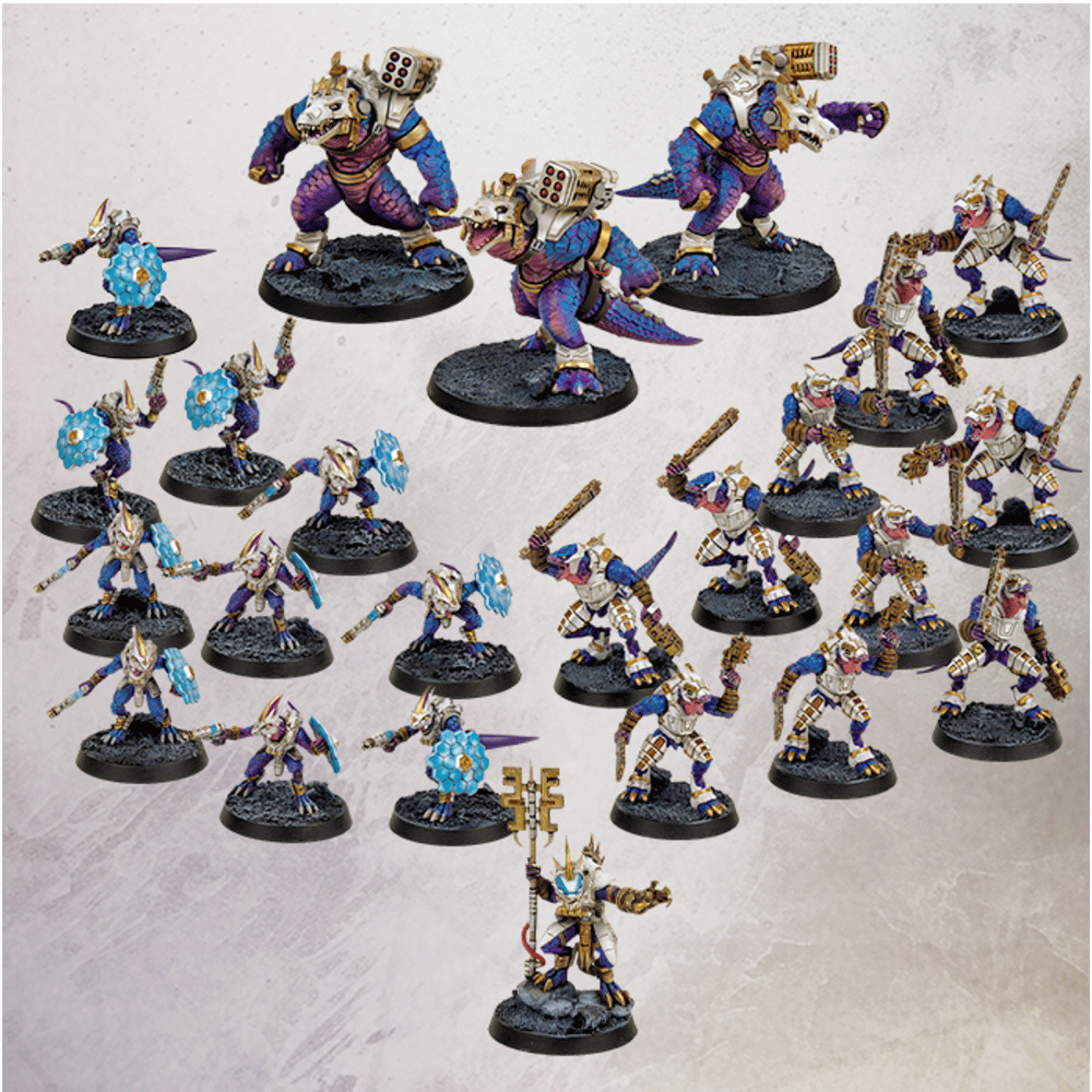 One Page Rules: Grimdark Future - Saurian Starhost Core Expansion