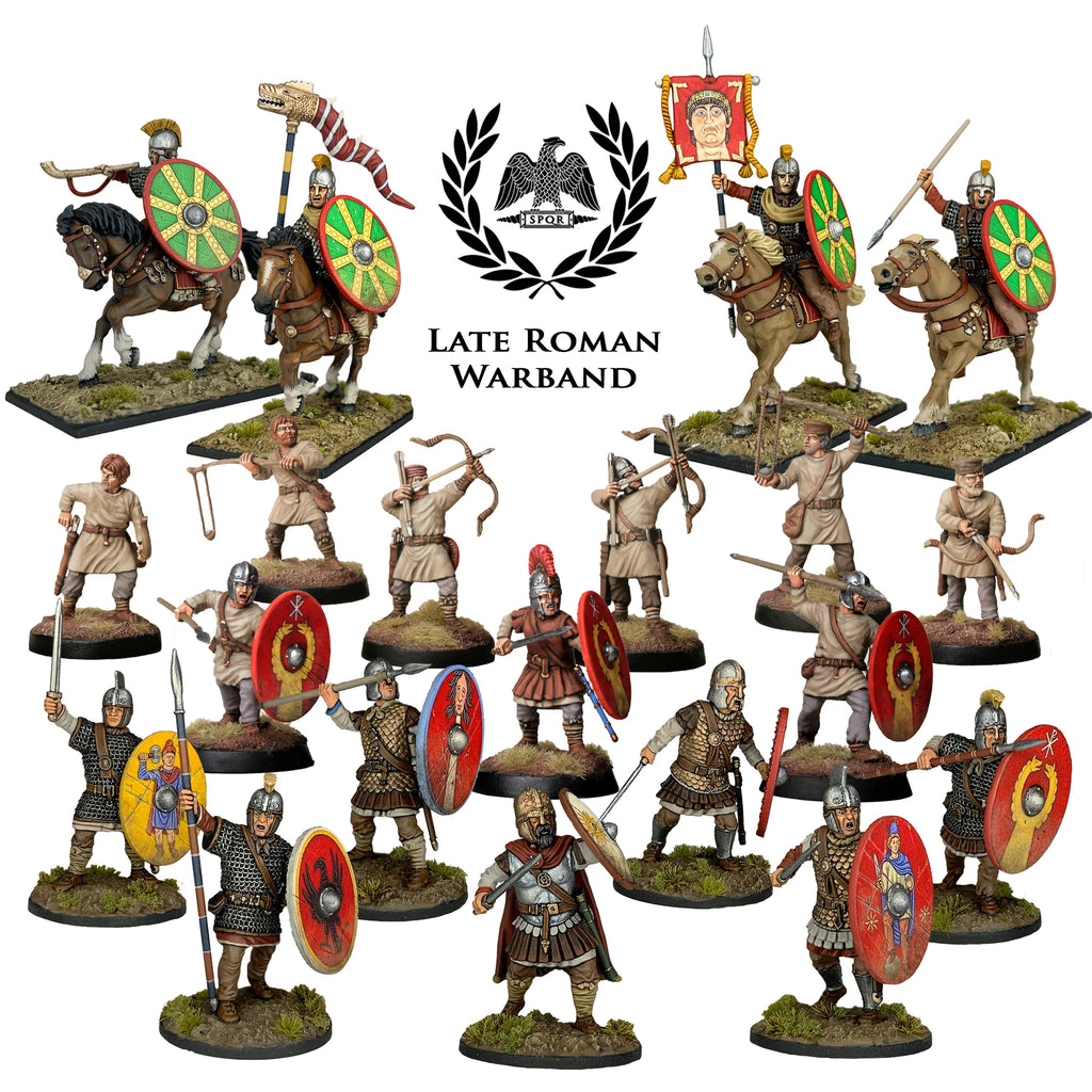 Victrix Late Roman Warband (x34 Figures) - 28mm Historical Miniatures