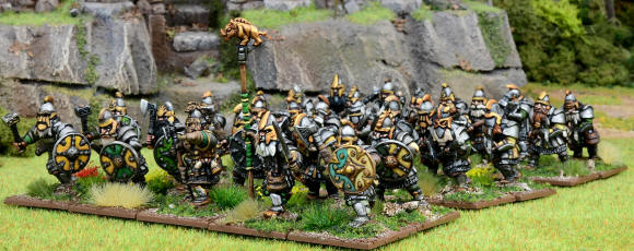 Oathmark Dwarf Heavy Infantry Sprue – x5 28mm Fantasy Minis (North Star)