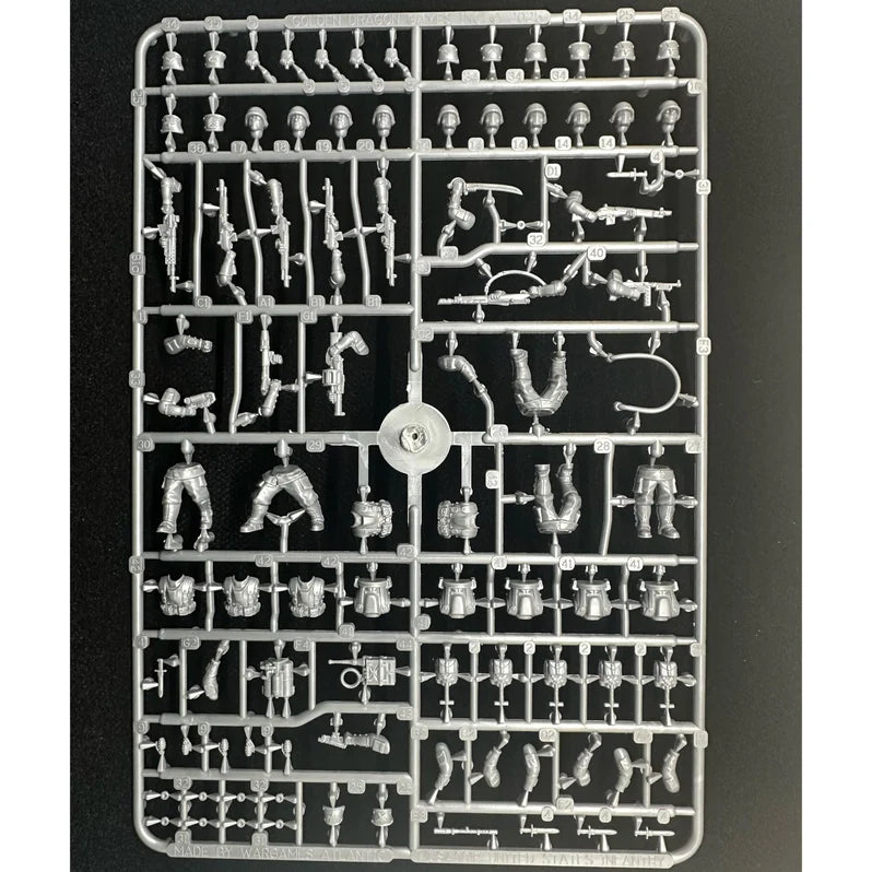Marcher: USA Veterans and Command Sprues - 28mm Dieselpunk Miniatures
