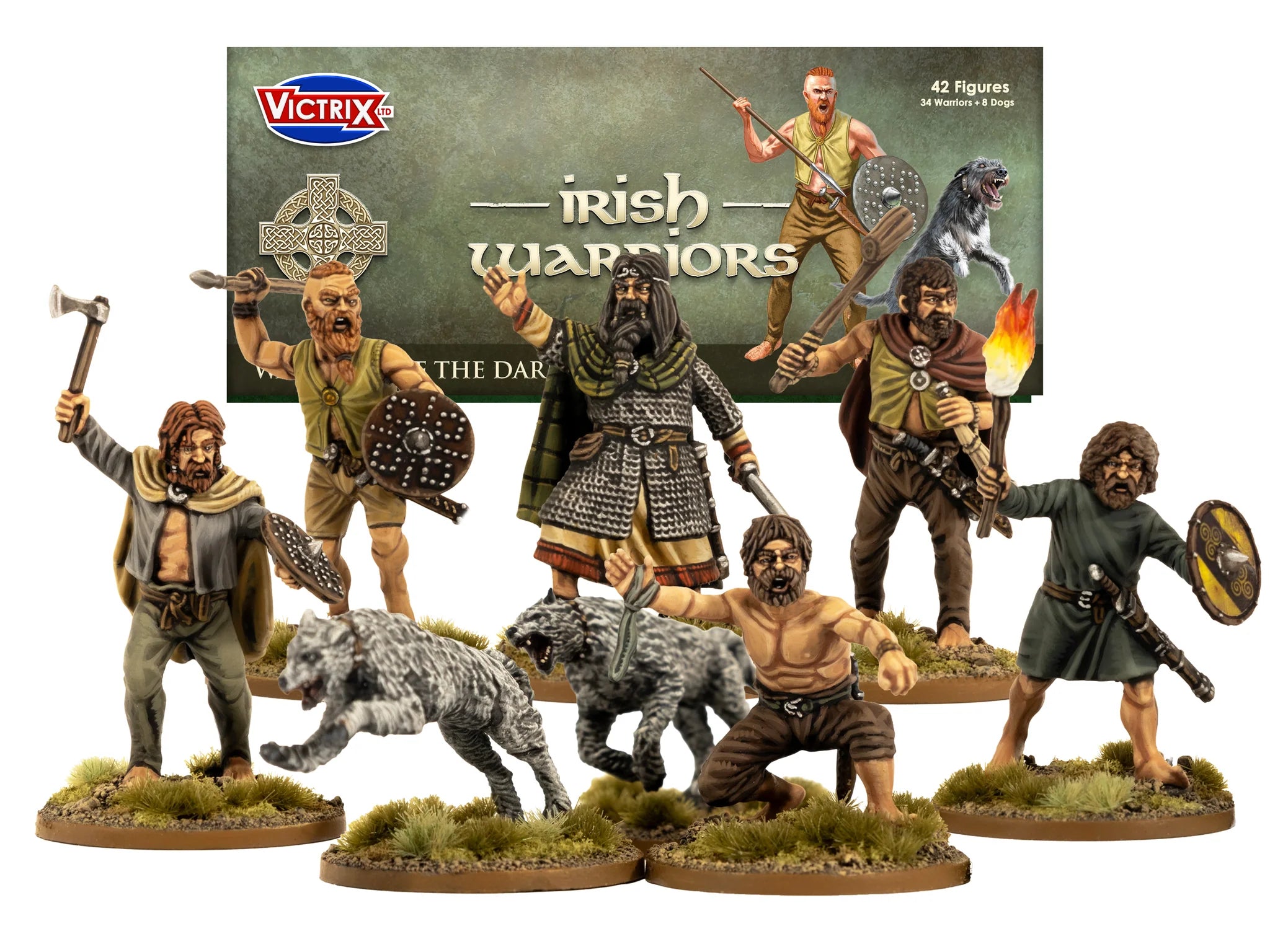 Victrix Irish Warriors Sprue | x6 28mm Miniatures