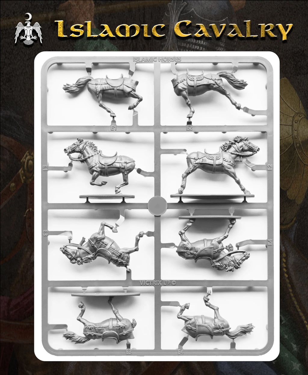 VICTRIX Islamic Cavalry Sprues (x4 Cavalry) - 28mm Miniatures