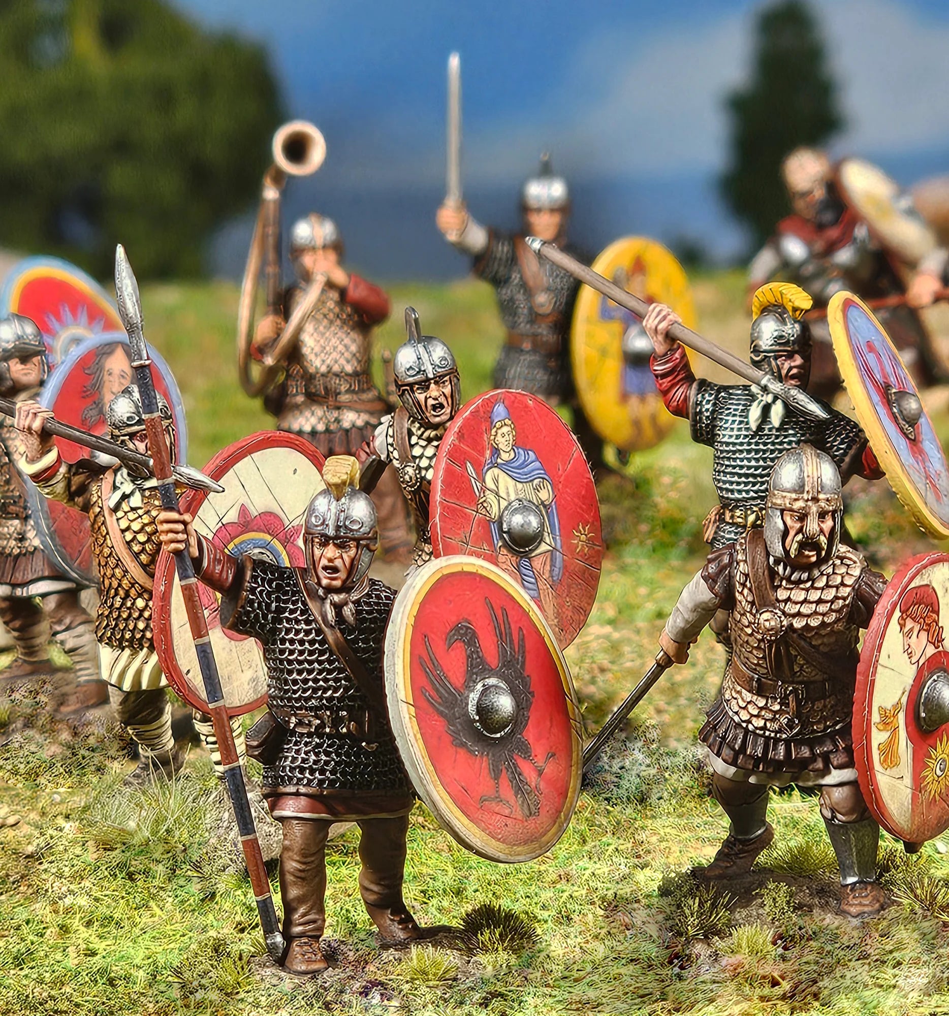 Victrix Late Roman Warband (x34 Figures) - 28mm Historical Miniatures