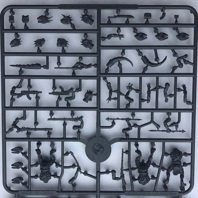 Wargames Atlantic Lizardmen Sprue – x3 28mm Miniatures