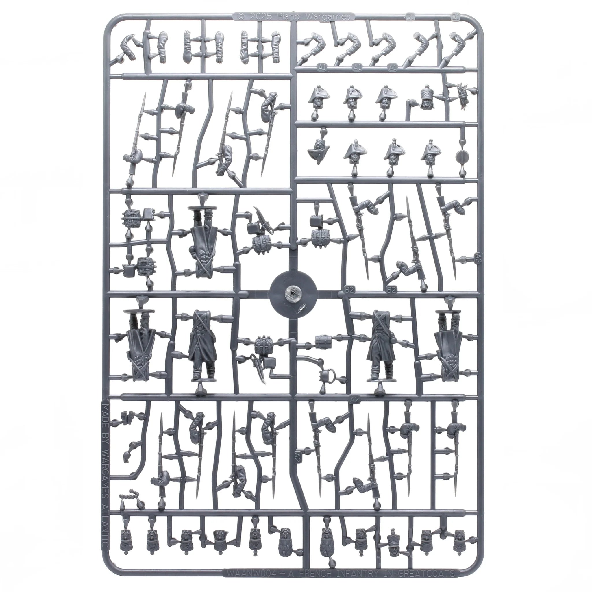 Wargames Atlantic French Infantry in Greatcoats Line Sprue - 28mm Napoleonic Miniatures