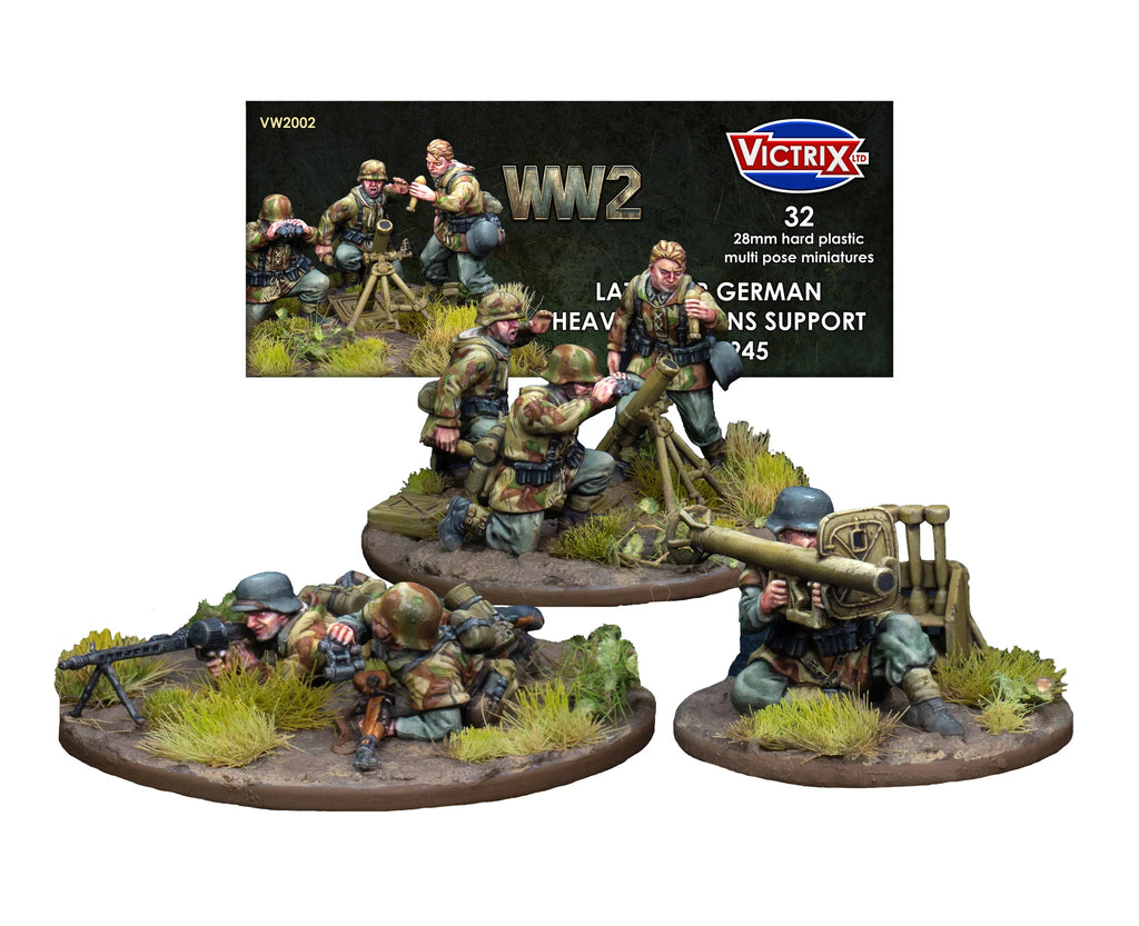 Victrix WW2 German Heavy Weapons Sprue – 28mm Late-War Infantry