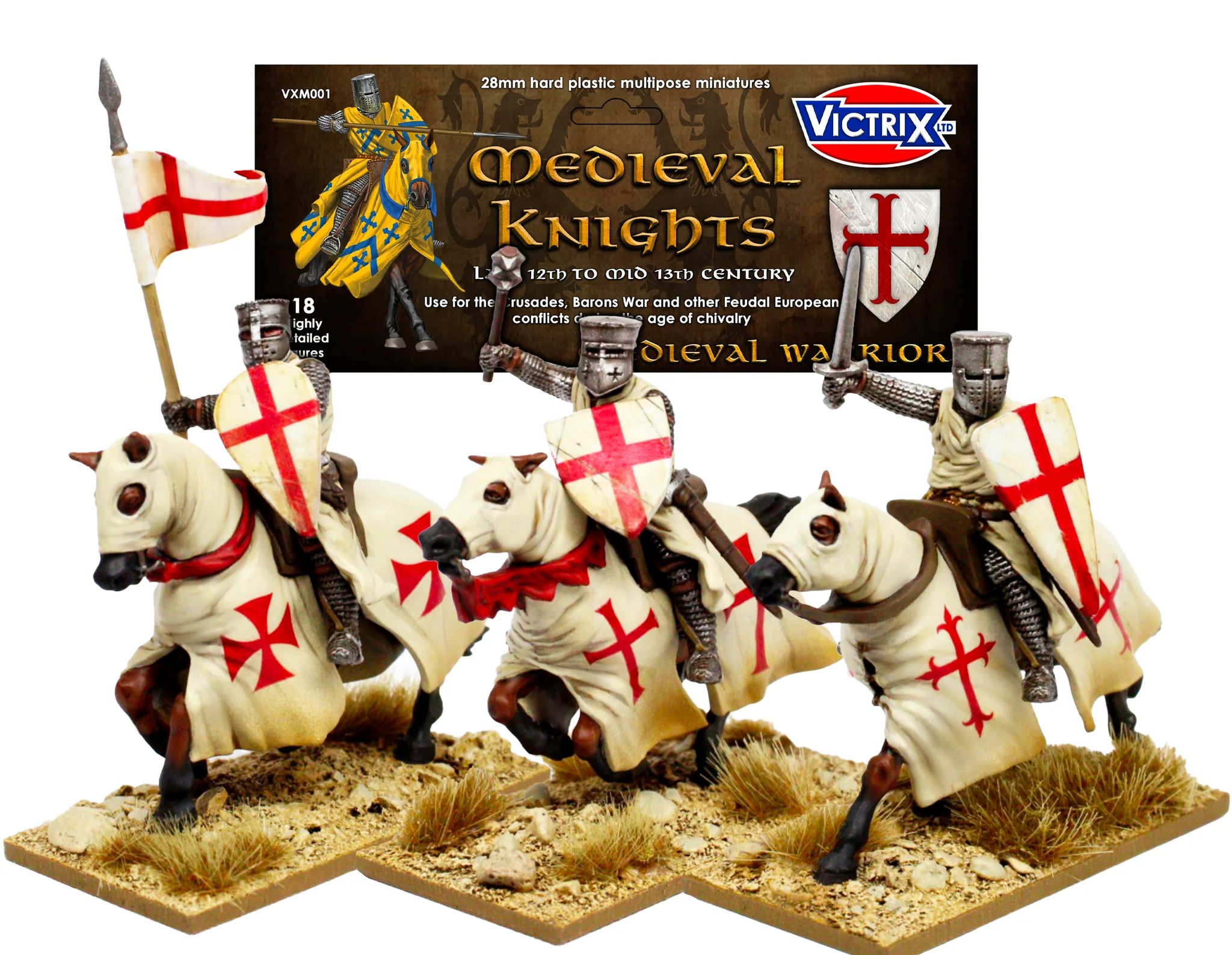 VICTRIX Medieval Knights (x6 Figures) - 28mm Miniatures