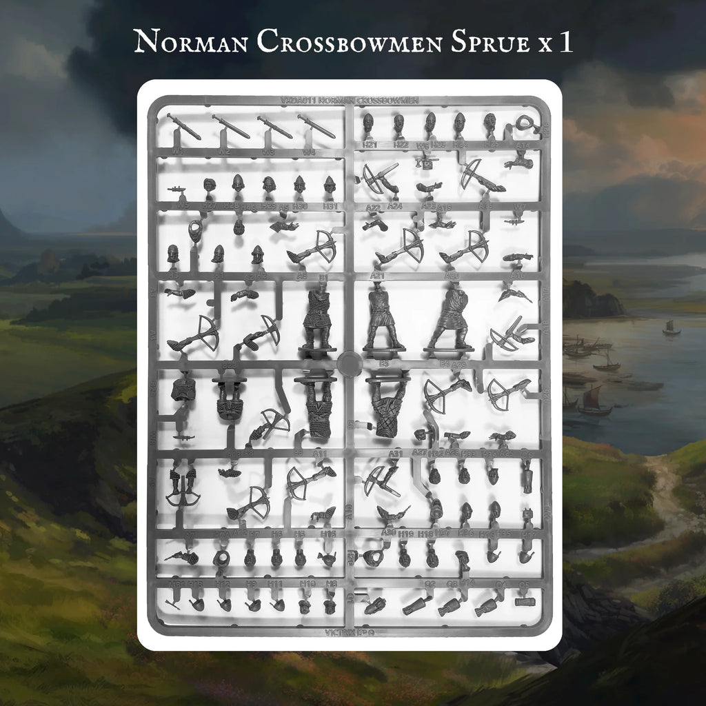 VICTRIX Norman Warband (x32 Figures) - 28mm Medieval Miniatures