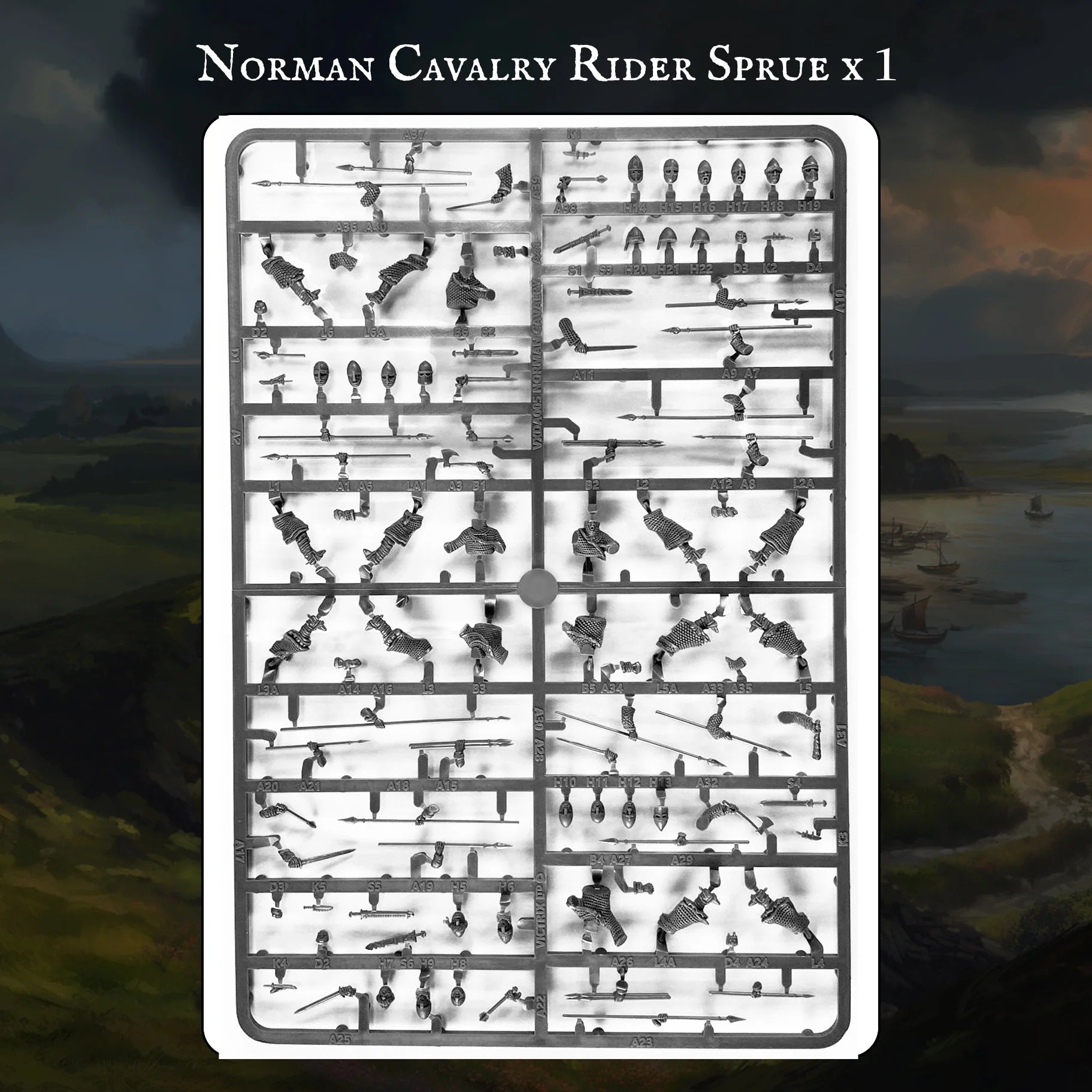 VICTRIX Norman Warband (x32 Figures) - 28mm Medieval Miniatures