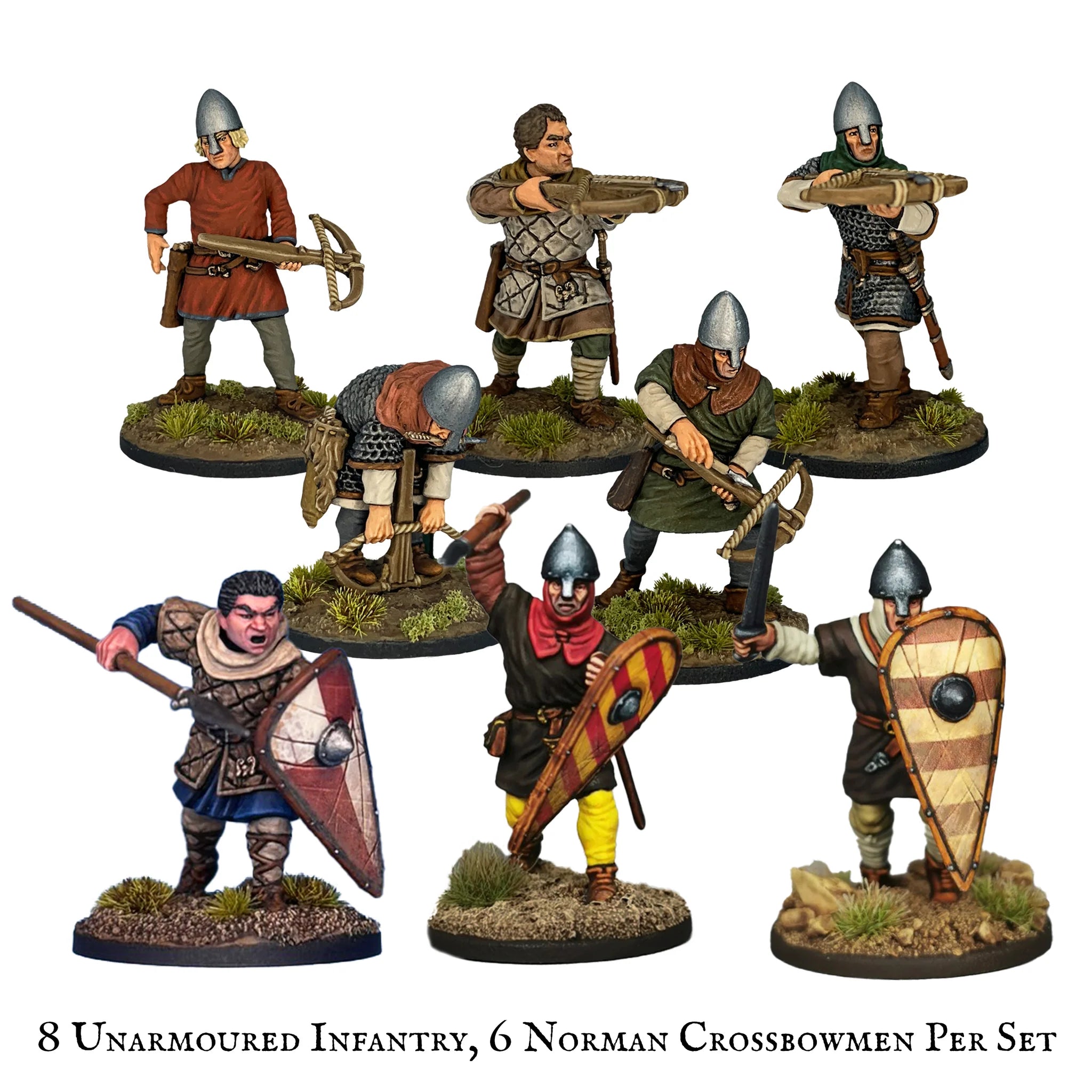 VICTRIX Norman Warband (x32 Figures) - 28mm Medieval Miniatures
