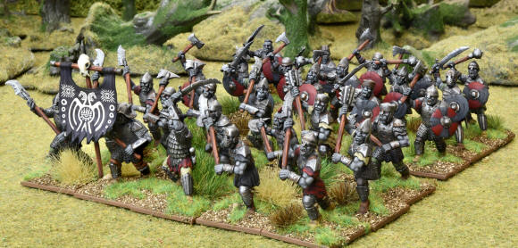 Oathmark Orc Heavy Infantry Sprue – x5 28mm Fantasy Minis (North Star)