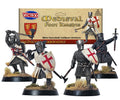 VICTRIX Foot Knights Sprues (x8 28mm Medieval Miniatures)