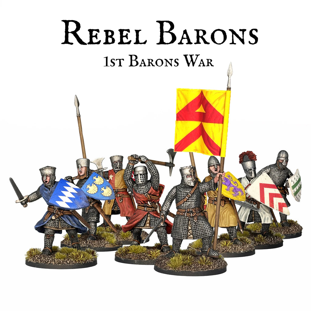 VICTRIX Foot Knights Sprues (x8 28mm Medieval Miniatures)