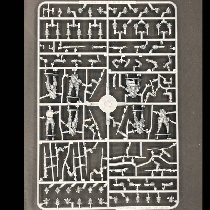 Wargames Atlantic Great War Russian Infantry - 28mm Miniature SPRUES