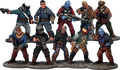 Stargrave Crew: Male Sci-Fi Crew Sprue (x5 28mm Miniatures)