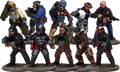 Stargrave Mercenaries: Male Sci-Fi Warrior Sprue (x5 28mm Miniatures)