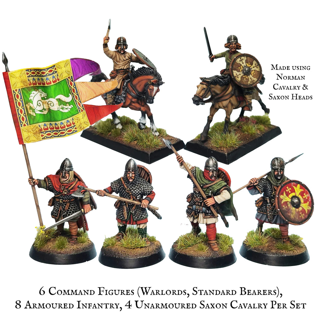 VICTRIX Saxon Warband (x32 Figures) - 28mm Medieval Miniatures