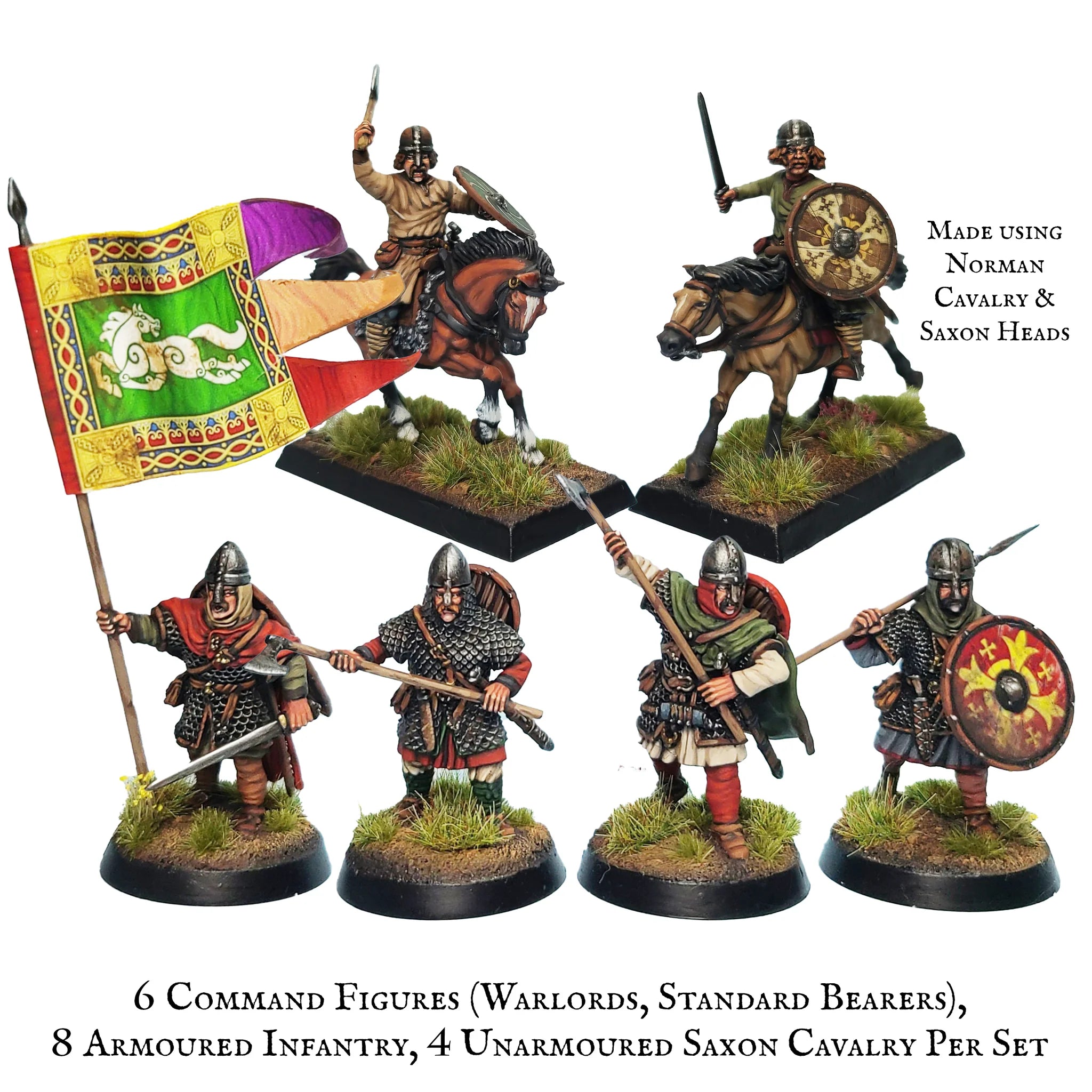 VICTRIX Saxon Warband (x32 Figures) - 28mm Medieval Miniatures