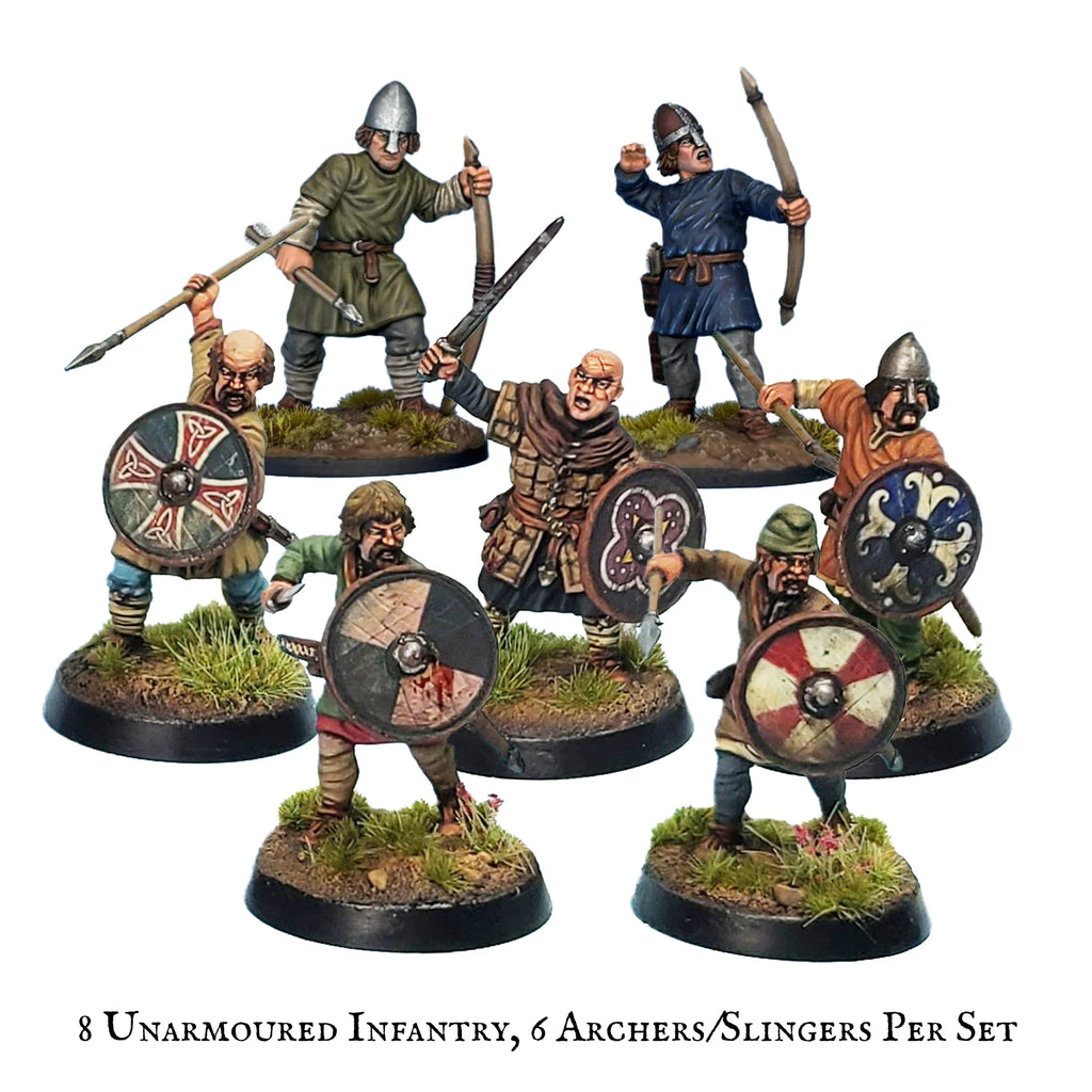 VICTRIX Saxon Warband (x32 Figures) - 28mm Medieval Miniatures
