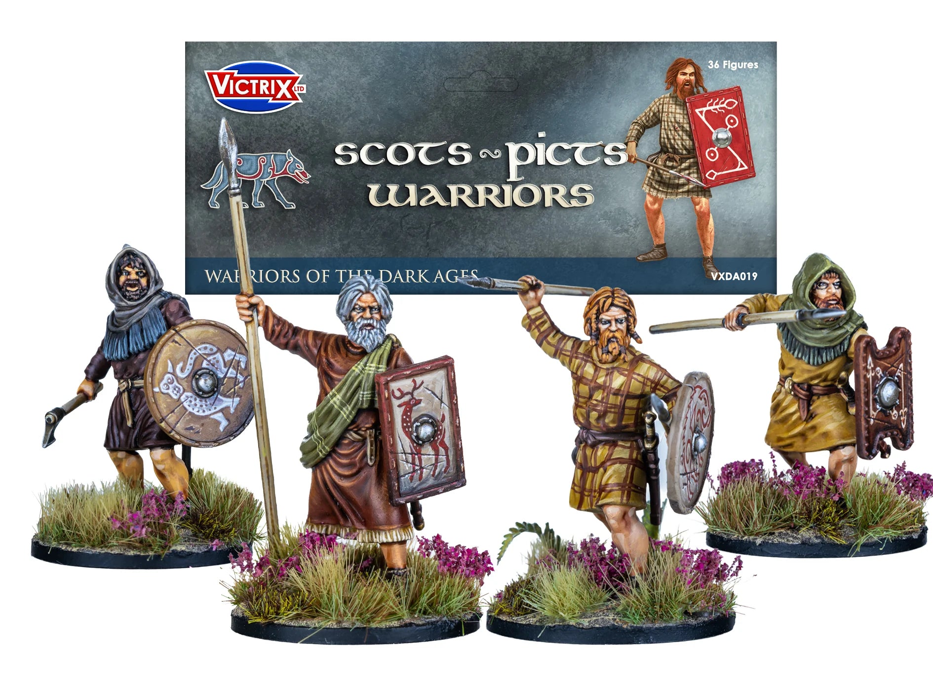 VICTRIX Scots/Picts Sprue (x6 Figures) - 28mm Dark Ages Miniatures