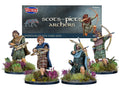 VICTRIX Scots/Picts Archers Sprue (x4 Figures) - 28mm Dark Ages Miniatures