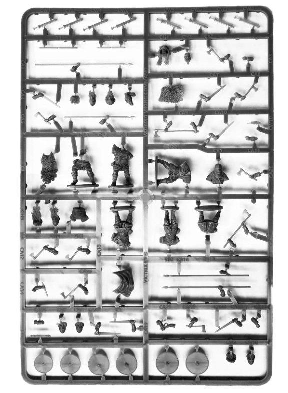 Victrix Viking Command Sprue | x6 28mm Dark Ages Miniatures